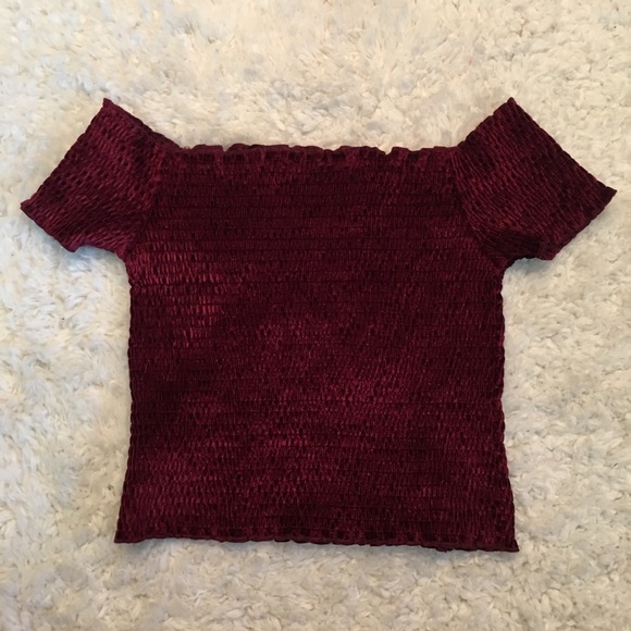 Urban Outfitters Velvet Top - Picture 2 of 4